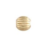 Gold Filled Corrugated Round Bead 3mm w/ 1.5mm Hole