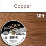 Copper Soft Flex Metallics Wire - 49 STD - 30' .019"/24G/.50mm