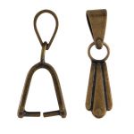 Base Metal Antique Brass Plated Double Bail with Pegs