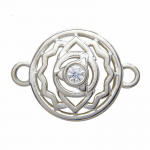 Sterling Silver Third Eye Ajna Chakra Station (Intuition)