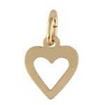 Gold Filled Open Heart Charm