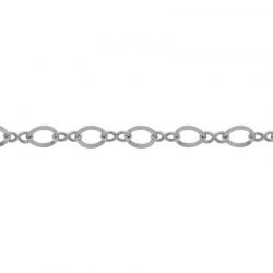 silver filled figure 8 chain