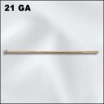 Base Metal Plated 1 1/2" Head Pin .028/.7Mm/21Ga Head Diameter 1.8Mm (Gold Plated)