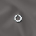 STERLING SILVER 18 GA .040"/4MM OD JUMP RING ROUND - OPEN