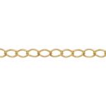 Gold Filled Filed Curb Chain - 3.5x2mm OD