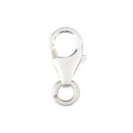 Sterling Silver 7mm Lobster Claw w/Open Jump Ring - .028" x 3mm