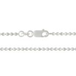Sterling Silver Finished Ball Chain - 20" w/ 10mm Lobster Claw