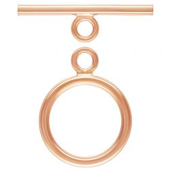 11mm Rose Gold Toggle Clasp