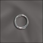 Base Metal Plated 6Mm Split Ring (Silver Plated)