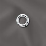 STERLING SILVER 17 GA .048"/5.5MM OD JUMP RING ROUND - OPEN