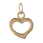 Gold Filled Open Heart Charm