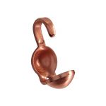 Genuine Copper Clamshell Bead Tip with .9mm Hole