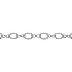 silver filled figure 8 chain 4x3mm