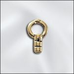 Base Metal Plated End Cap For Beading Chain (Gold Plated)