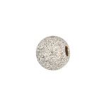 Sterling Silver Sparkle Bead - 6mm with 1.5mm Hole