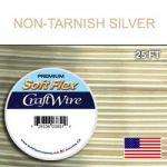 25 FT .032"/20G/.81mm Craft Wire Non Tarnish Silver