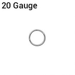stainless steel 20 gauge jump ring 8mm