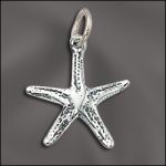 STERLING SILVER CHARM - STAR FISH