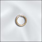 GOLD FILLED 21 GA .028"/5MM OD JUMP RING ROUND - OPEN