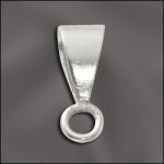 BASE METAL PLATED BAIL WITH RING (SILVER PLATED)