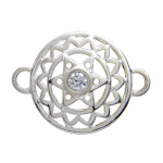 Sterling Silver Heart Anahata Chakra Station (Compassion)