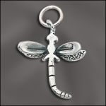 STERLING SILVER CHARM - DRAGONFLY