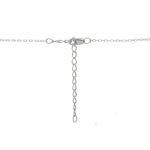Sterling Silver 20" Filed Cable Chain with 2" Extender Chain and 8mm Lobster Claw