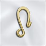 BASE METAL PLATED "S" HOOK (GOLD PLATED)