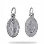 Sterling Silver 13x8MM Medal - Miraculous