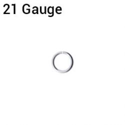 stainless steel 21 gauge jump ring 6mm