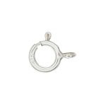 Sterling Silver Lightweight Spring Ring with Open Ring - 5.5mm
