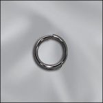 Base Metal Plated 6Mm Split Ring (Gun Metal)