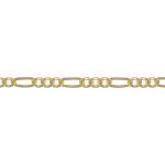 Gold Filled Figaro Chain - .8mm