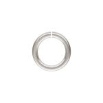 Sterling Silver 21 GA Open Round Jump Ring - .028"/5mm OD