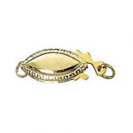 Gold Filled Oval Clasp w/1 Ring