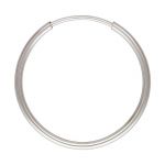 Sterling Silver Endless Hoop w/Hinged Wire - 1.25mm Tubing / 22mm OD