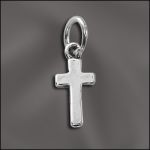 STERLING SILVER CHARM - SOLID CROSS