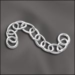 Sterling Silver 3" Extender Chain with Closed Rings