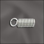 Sterling Silver End Cord Spring - 4MM