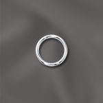 Sterling Silver Round Open Jump Ring - .025"/6mm OD - 22 GA