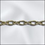 Base Metal Plated Antique Brass Round Cable Chain