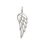 Sterling Silver Angel Wing Charm - 15x6mm