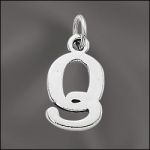 STERLING SILVER CHARM - SMALL Q