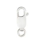 Sterling Silver 10x4mm Lobster Claw w/Open Jump Ring - .030" x 4mm