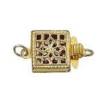 Gold Filled Filigree Box Clasp w/1 Ring