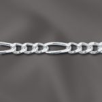 Sterling Silver Figaro 3+1 Chain
