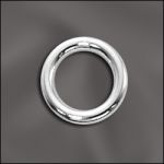 Sterling Silver Round Closed Jump Ring - .063"/10mm OD -14 GA
