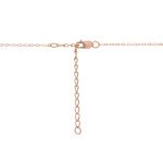 Rose Gold Filled 16" Finished Cable Chain with 2" Extender and 8mm Lobster Claw