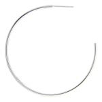 Sterling Silver 45mm Wire Hoop with .74mm Post