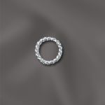 STERLING SILVER 20 GA .032"/5MM OD JUMP RING TWISTED - OPEN